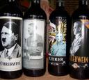 Etiquetas de vinos con la imagen de Adolfo Hitler