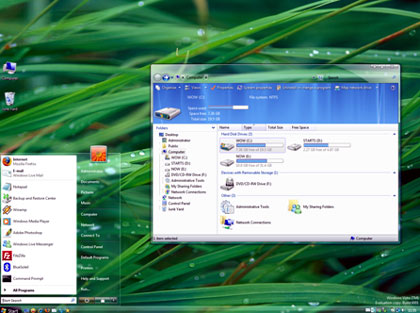 Windows Vista aerovg Free Theme