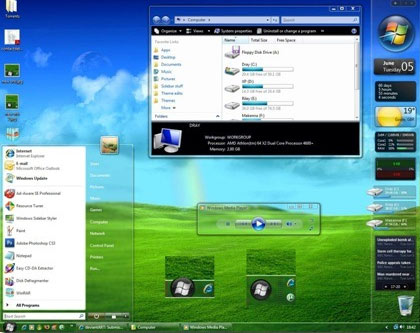 Windows Vista maxclear v31 free theme