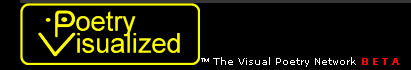 poetry visualized logotipo en negro y amarillo