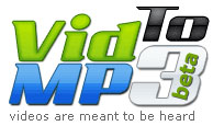 Vidto Mp3, logotipo de la web para extraer el audo mp3 de videos