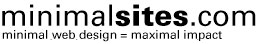minimalsites logotipo de site minimalista