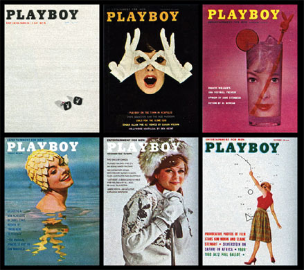 6 portadas de Playboy vintage 1