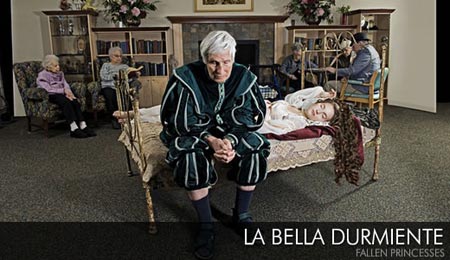la bella durmiente en un asilo