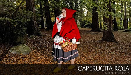 El final tragico de Caperucita Roja  donde padece de obesidad
