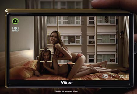 imagen publicitaria de Nikkon