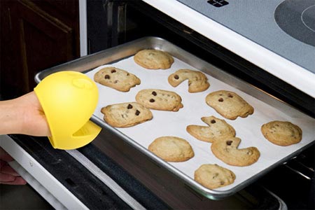 Galletas y guante pacman